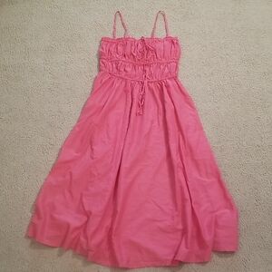 JCrew Hot Pink Beach Coverup